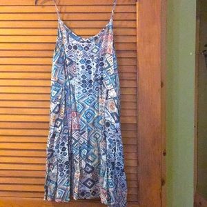 Patterned tank dress